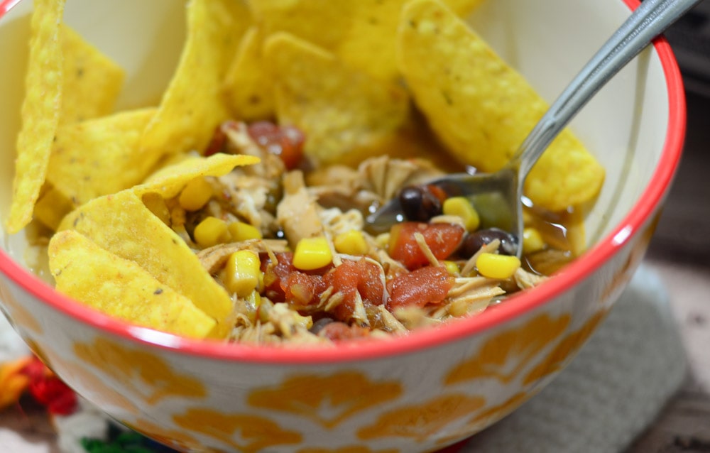 Slow Cooker Chicken Taco Soup