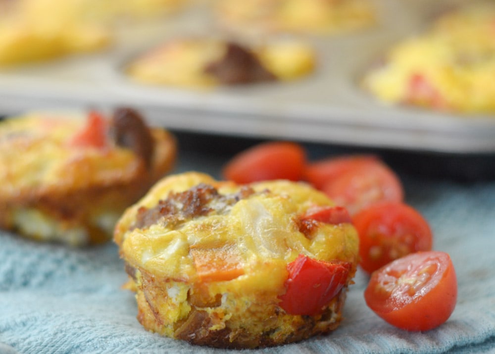 Gluten Free Sweet Potato & Sausage Egg Cups Recipe