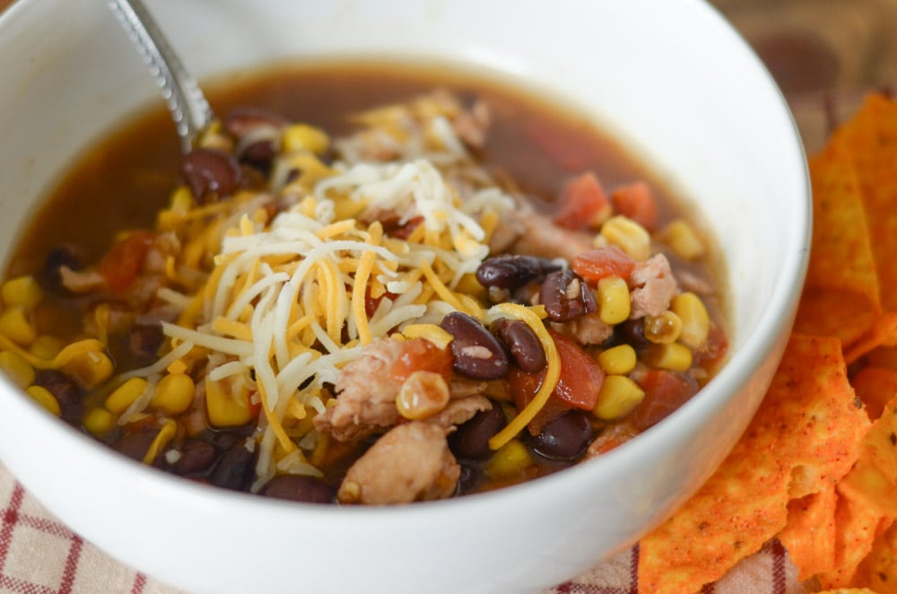 Instant Pot Chicken Taco Soup