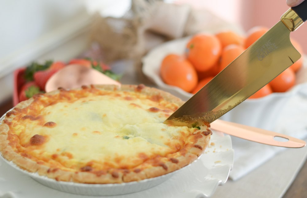 Ham & Cheese Quiche Brunch Recipe