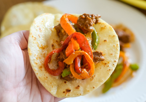 air fryer steak fajitas