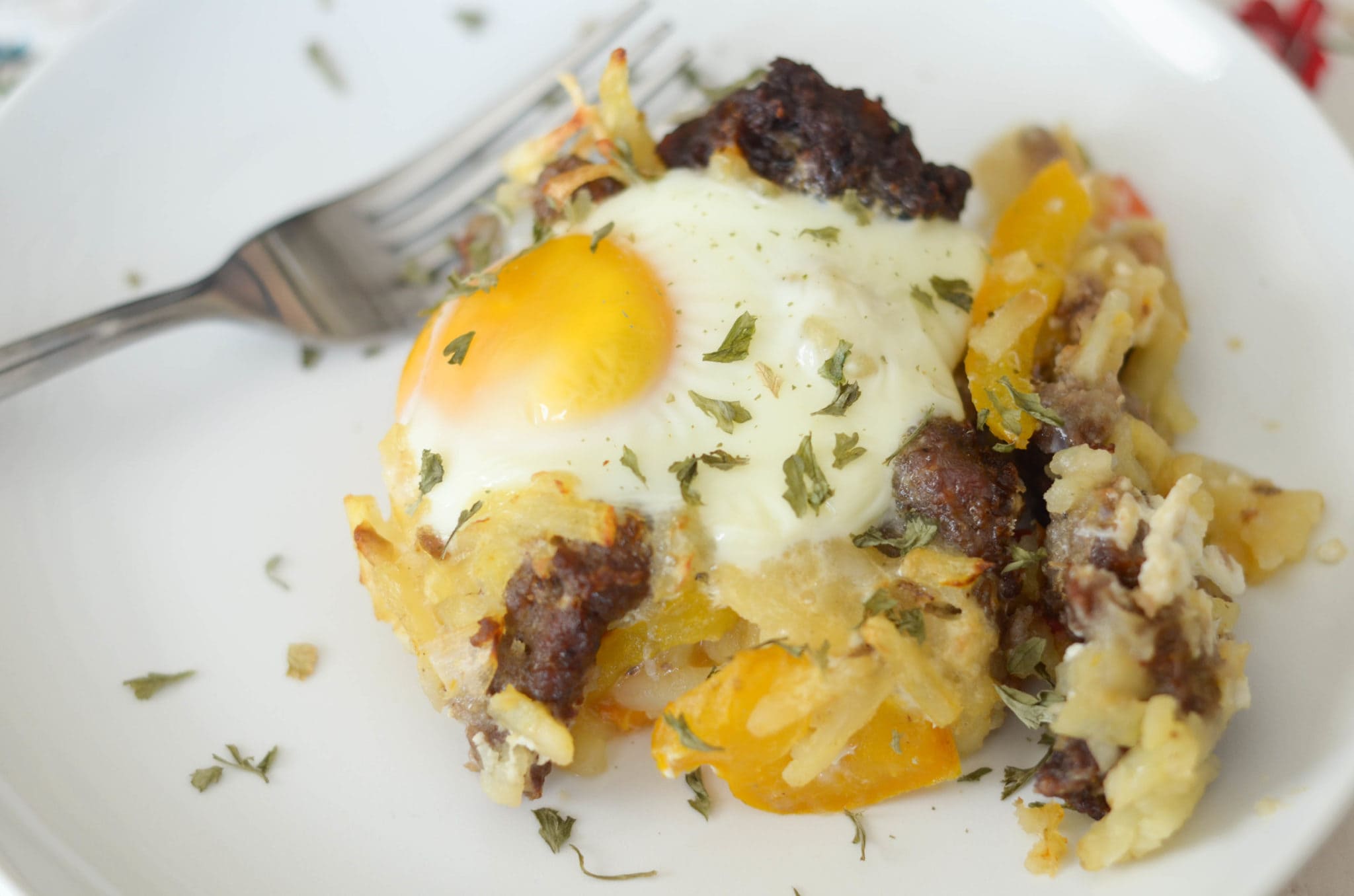Air Fryer Sausage Breakfast Casserole