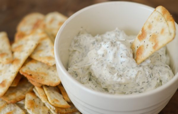 Creamy Ranch Dill Dip & Pizza Chips #HelloDeliciousBrands #ad
