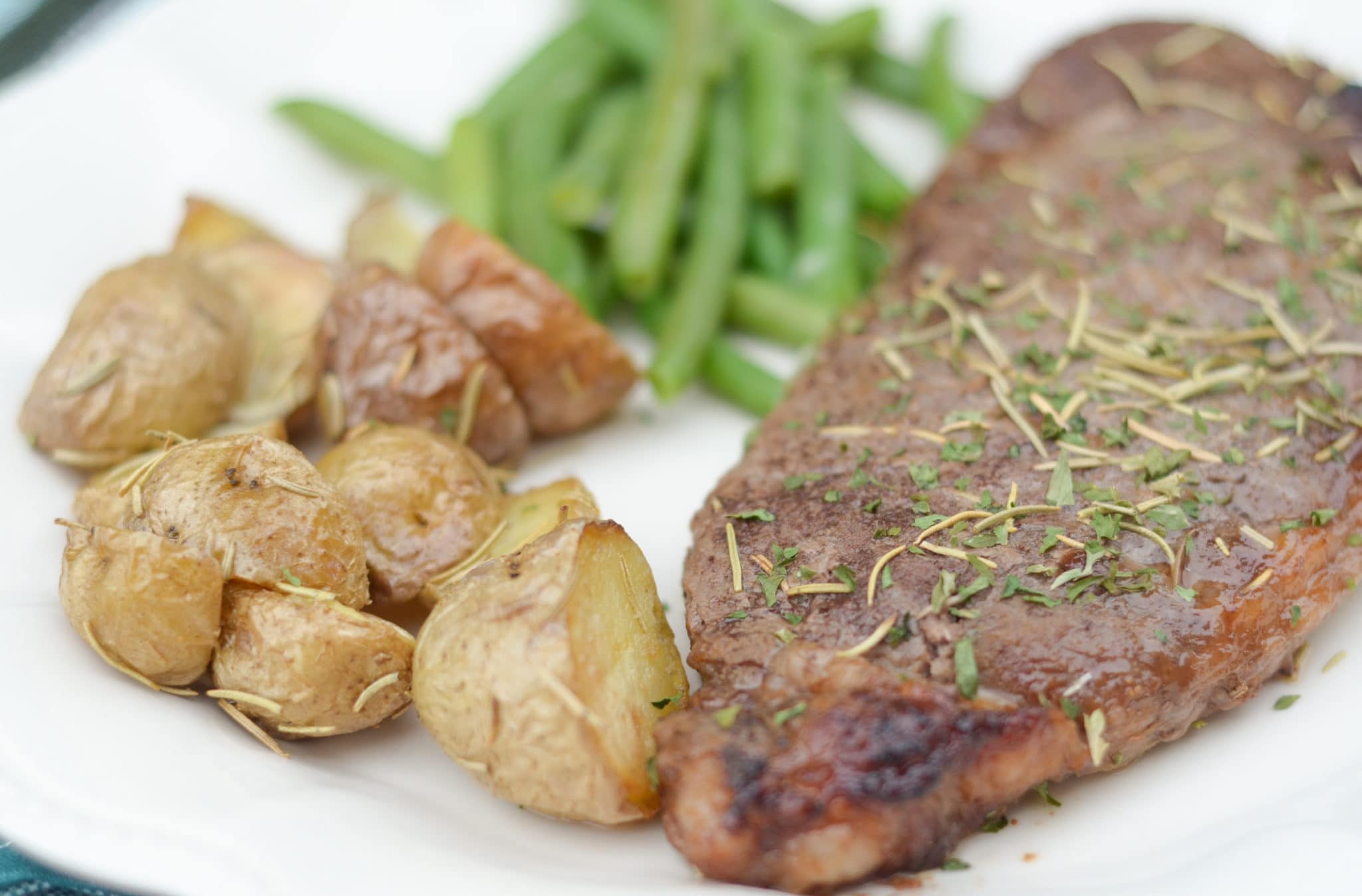 Air Fryer Glazed Steaks
