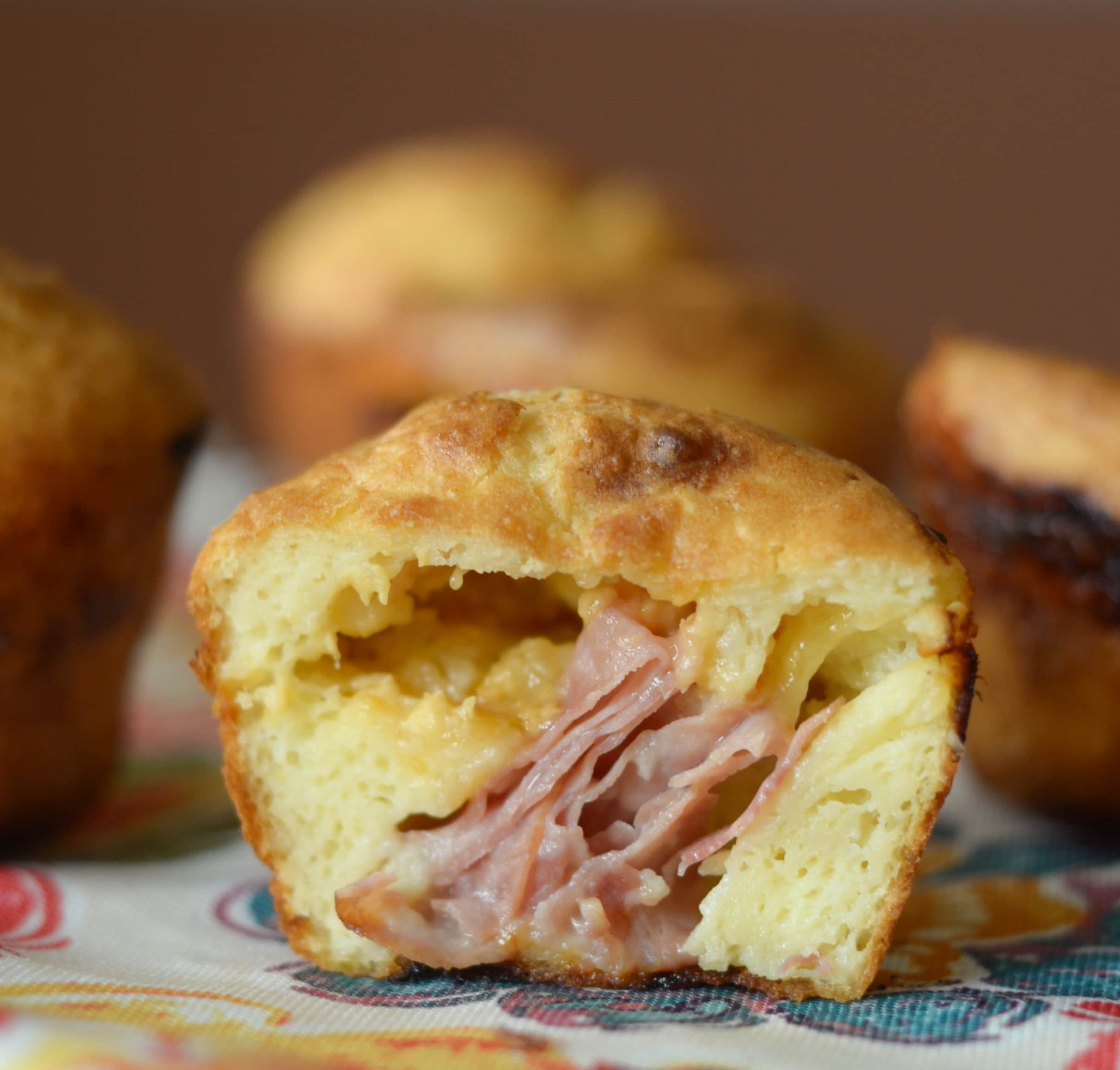 Ham & Cheese Stuffed Popovers