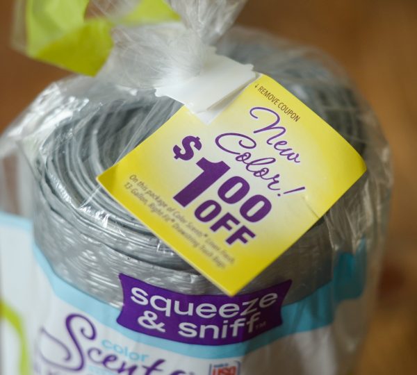 Trash Bag Storage Hack with Color Scents