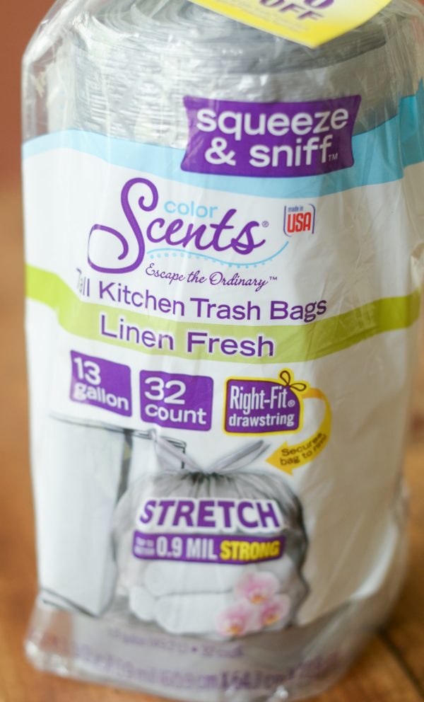 Trash Bag Storage Hack with Color Scents
