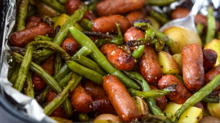 Image for Air Fryer Sausage, Beans, & Potato Hash