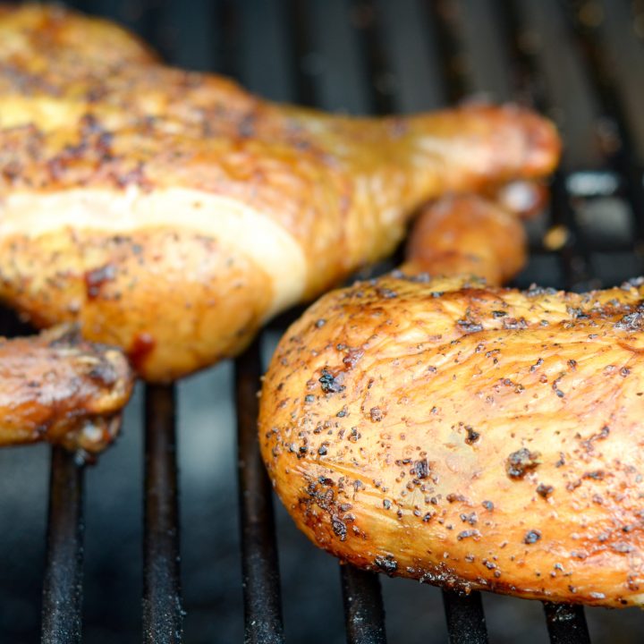 Image for How to Smoke Chicken Quarters