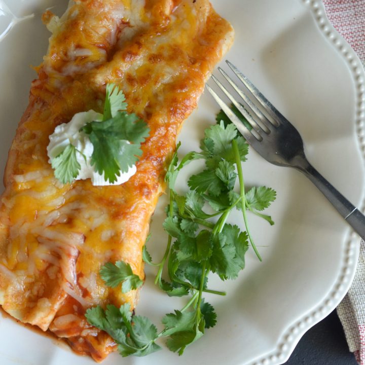 Image for Air Fryer Cheesy Beef Enchiladas