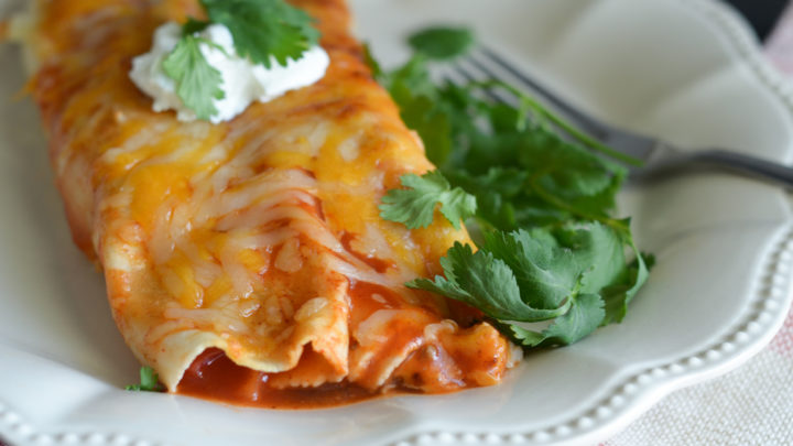 Image for Air Fryer Cheesy Beef Enchiladas