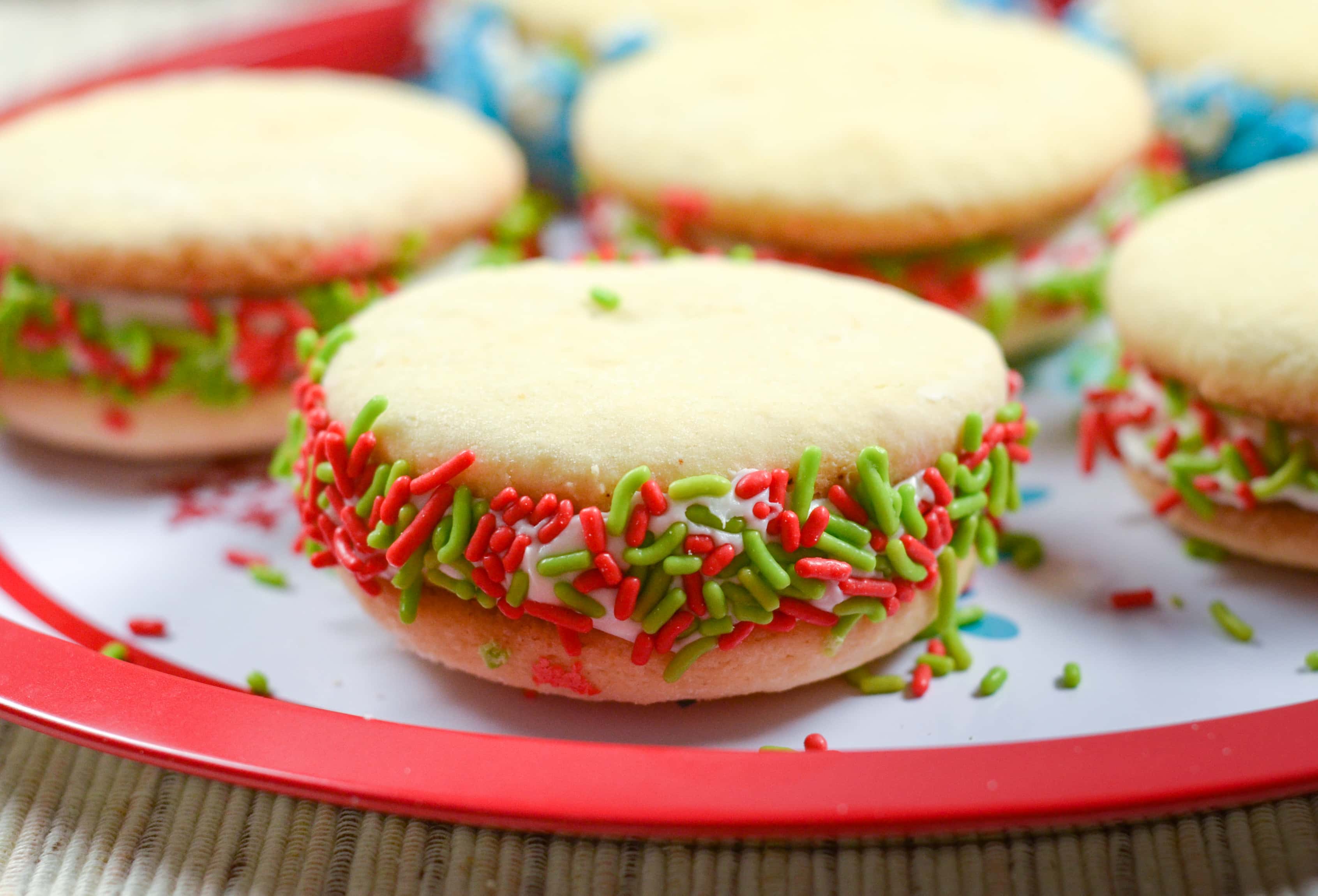 Sugar Cookie Whoopie Pies