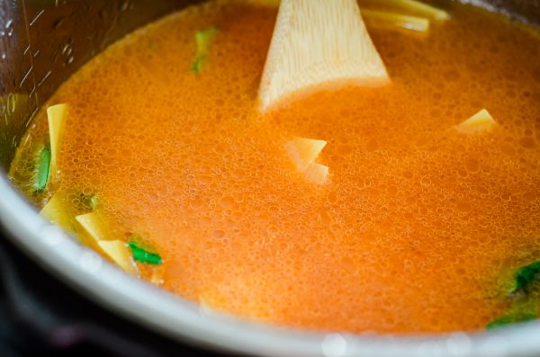 Ninja Foodi Lasagna Soup