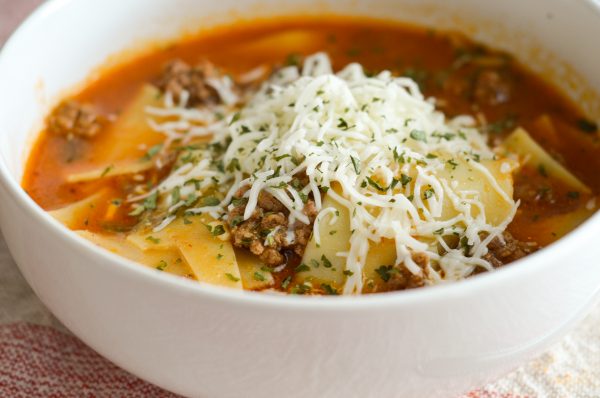 Ninja Foodi Lasagna Soup