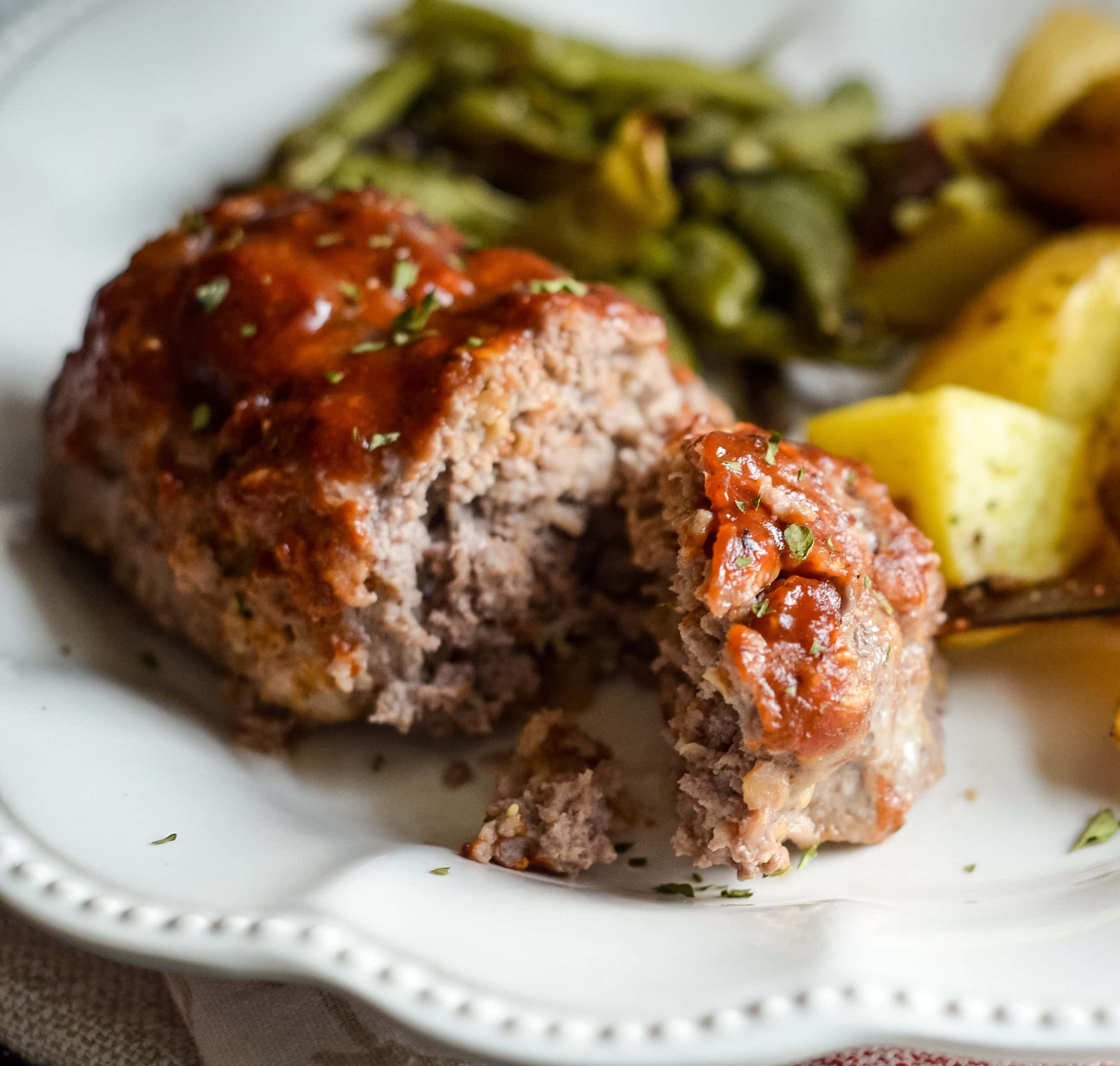 Sheet Pan Meatloaf and Vegetables