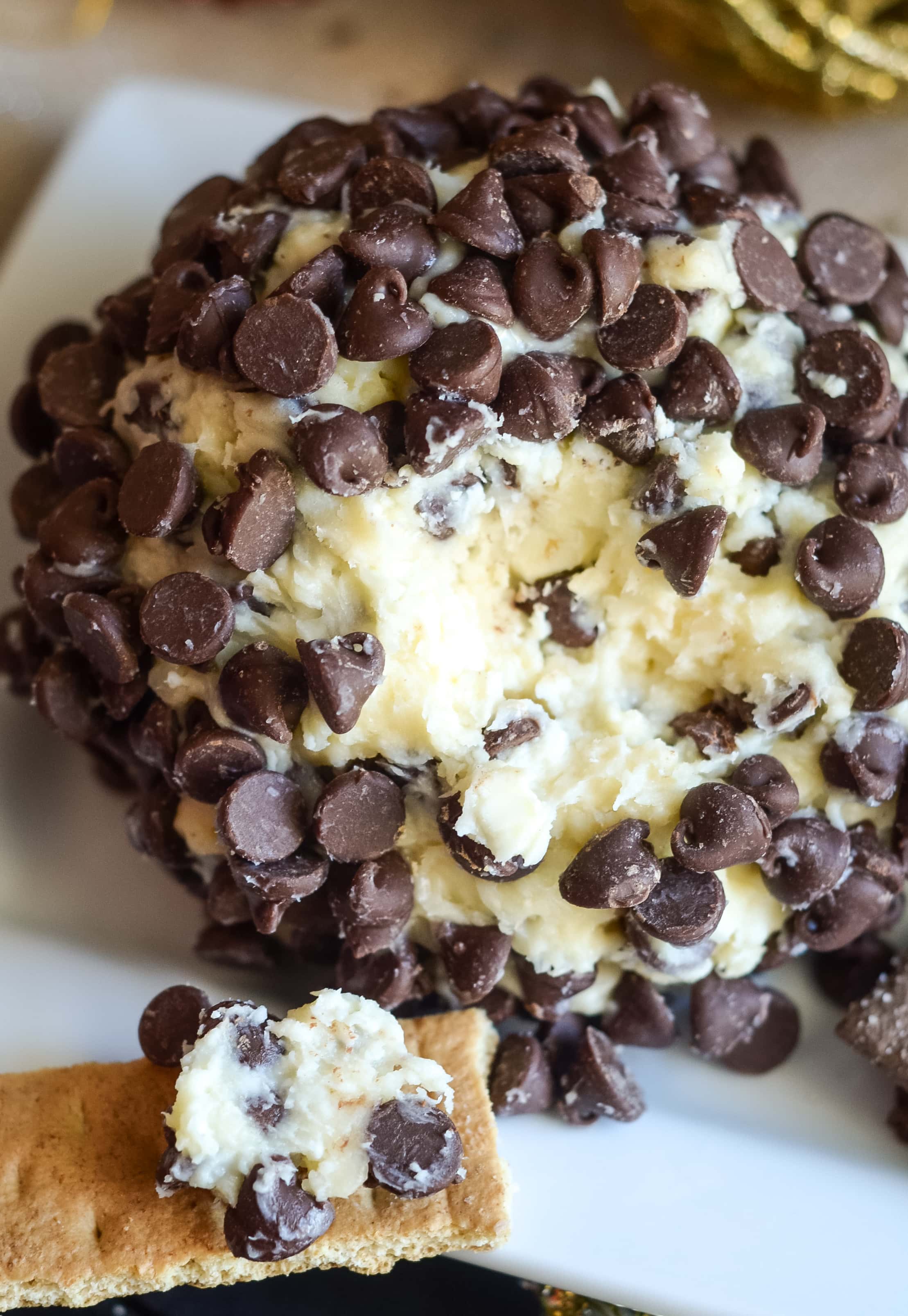 Chocolate Chip Cheesecake Ball