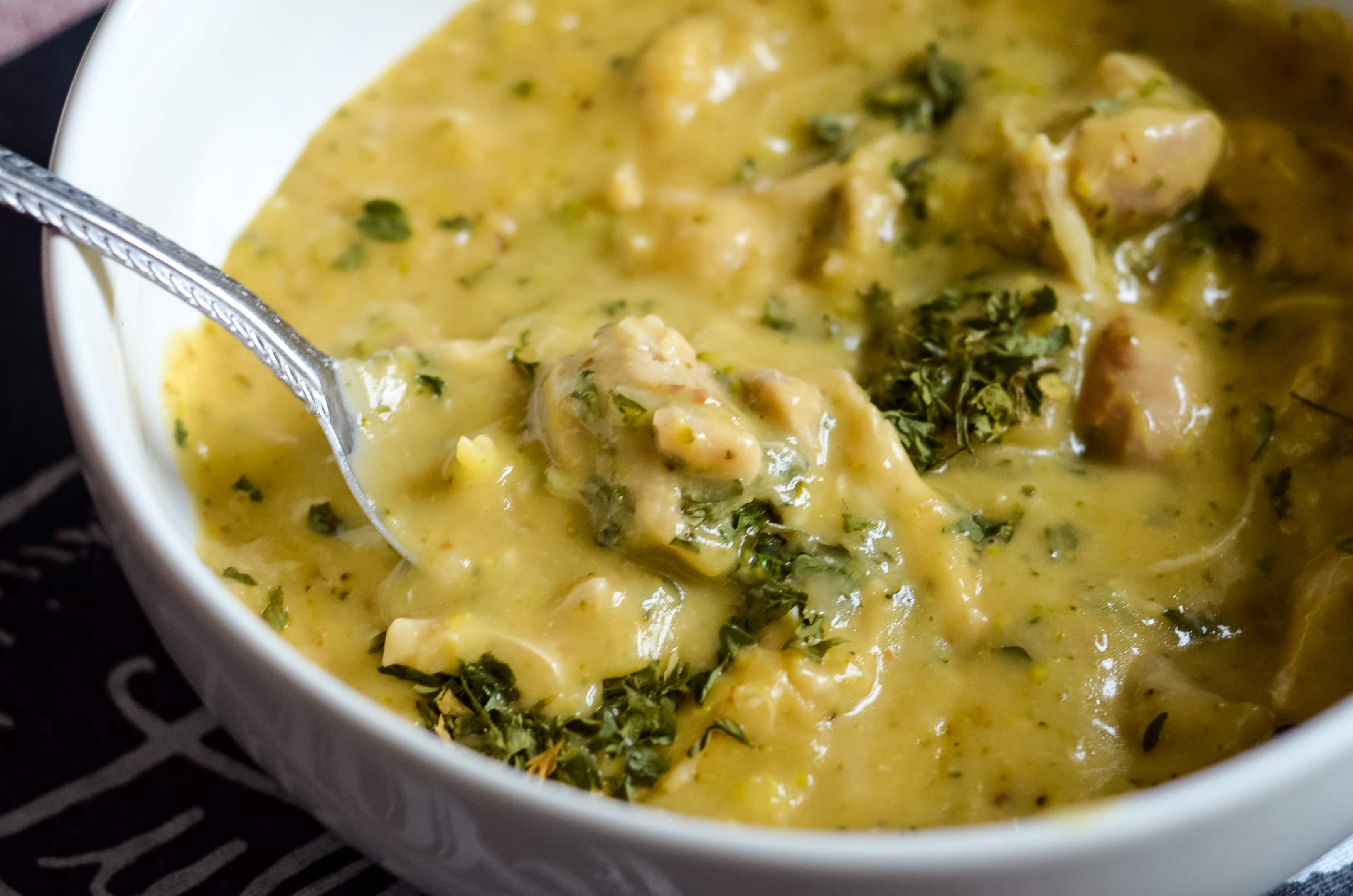 Instant Pot Creamy Chicken & Broccoli Soup