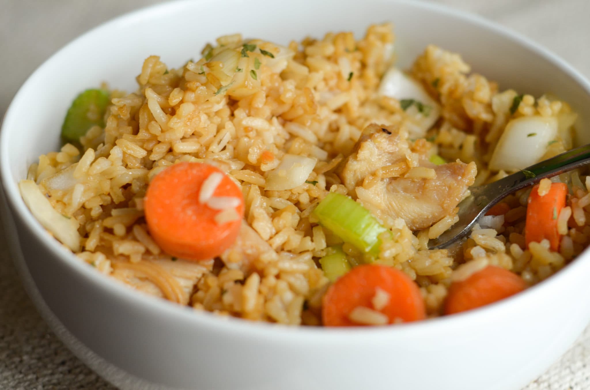 Air Fryer Chicken Fried Rice