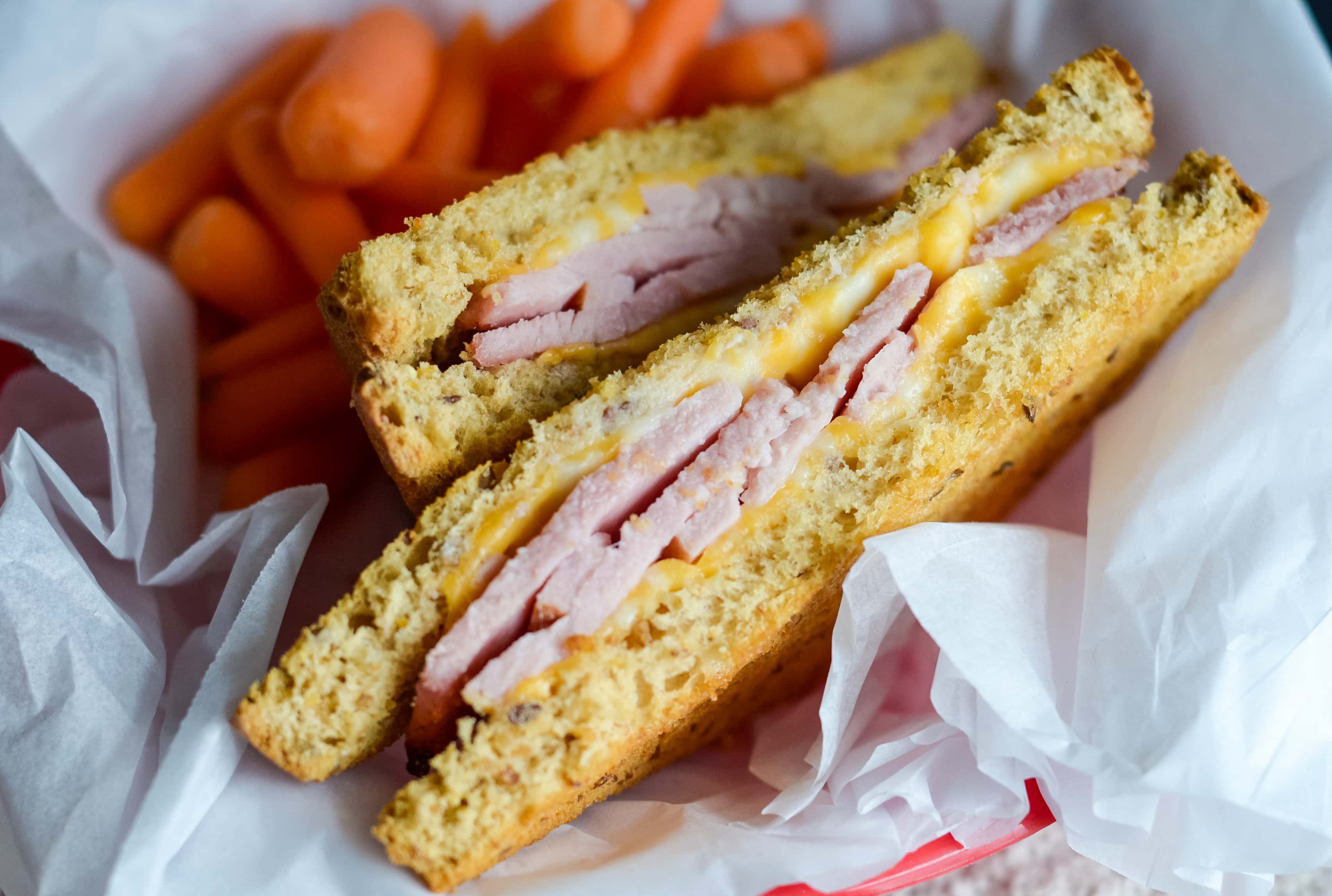 Air Fryer Ham and Cheese Sandwiches