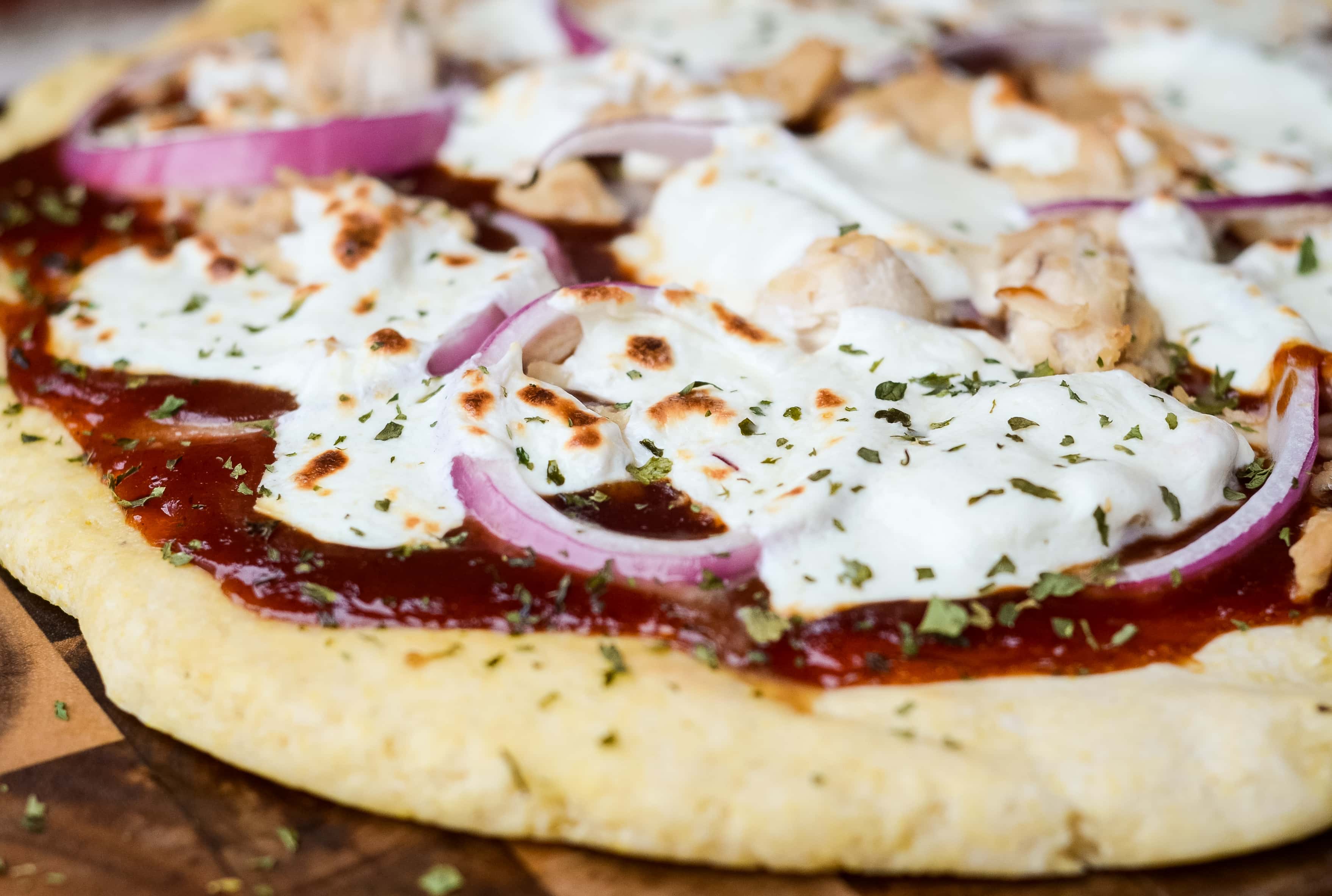 Gluten-Free BBQ Chicken Pizza