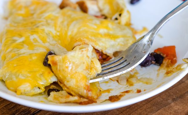 Cheesy Chicken Enchiladas