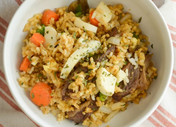 Air Fryer Beef Fried Rice