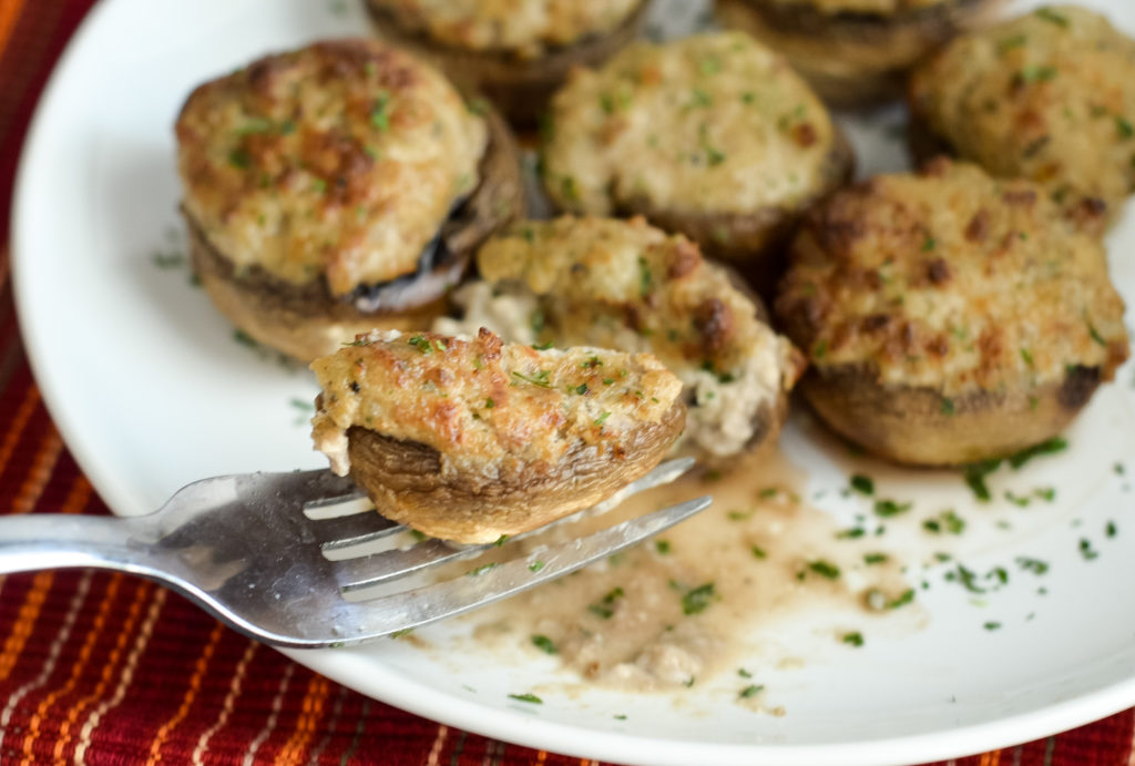 air fryer stuffed mushrooms