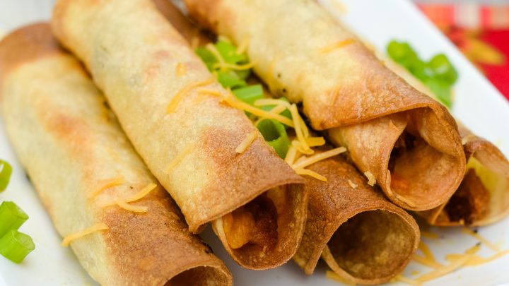 Image for Air Fryer Beef and Bean Taquitos