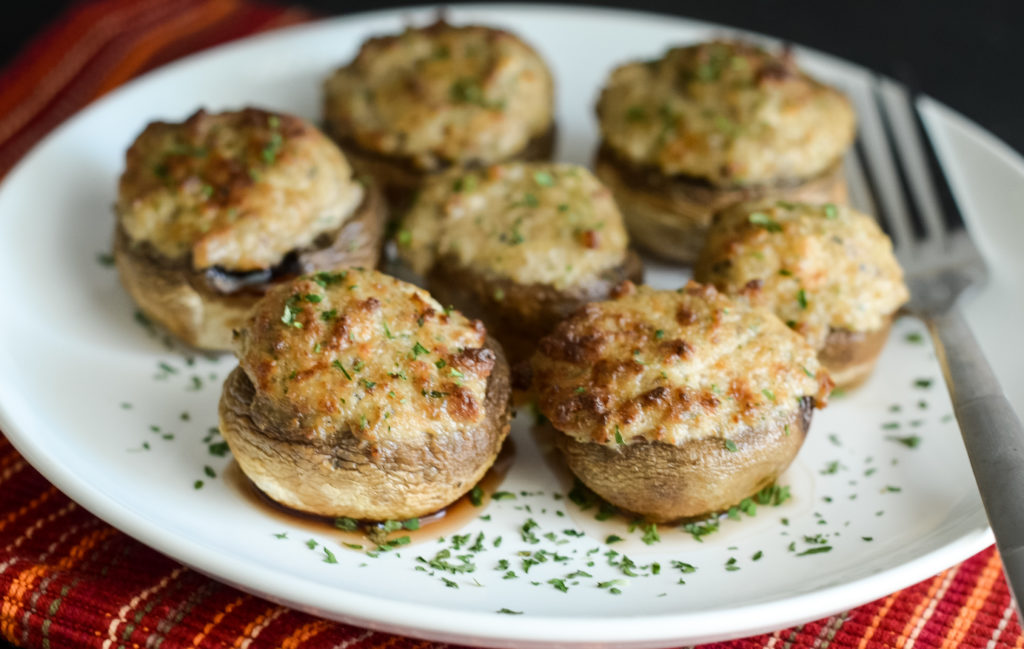 air fryer stuffed mushrooms