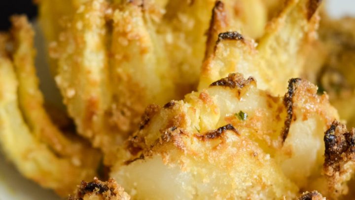 Image for How to Make an Air Fried Blooming Onion (Gluten-Free)