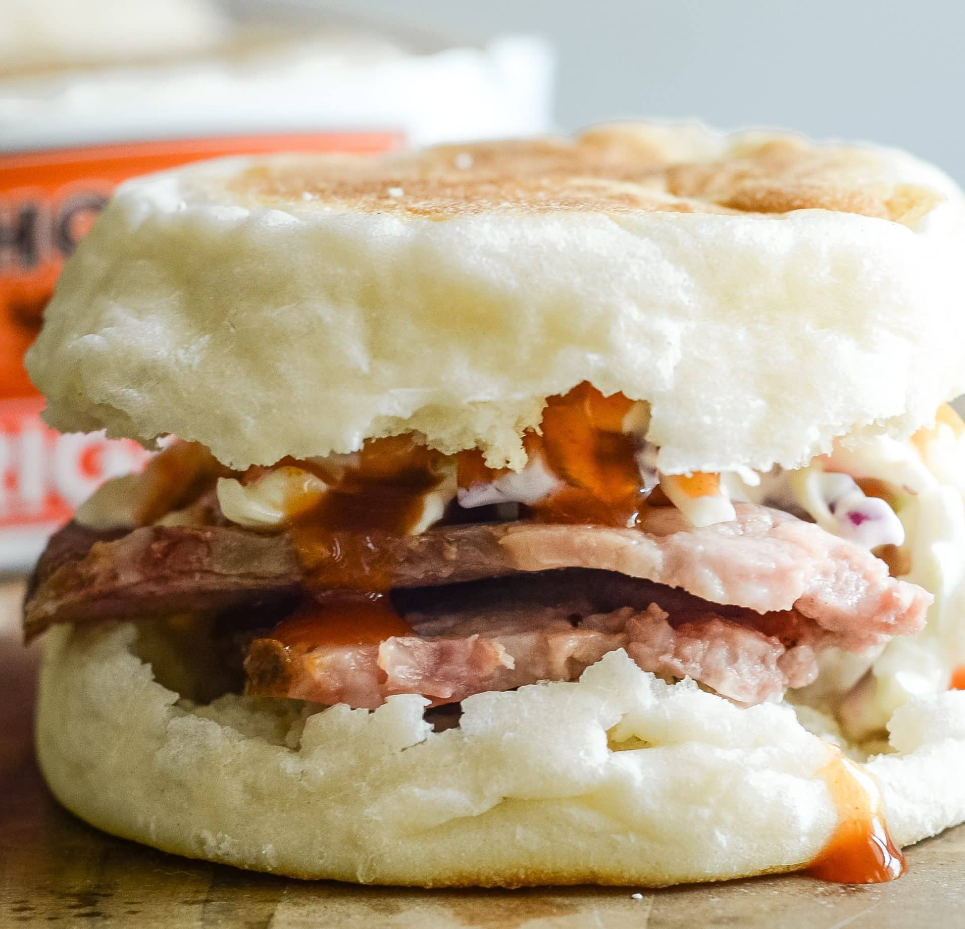 Smoked Brisket Sandwiches with Coleslaw