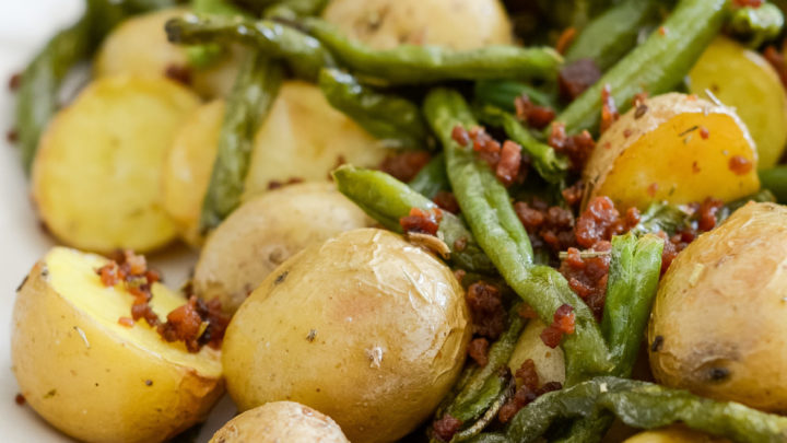 Image for Air Fryer Green Beans and Potatoes