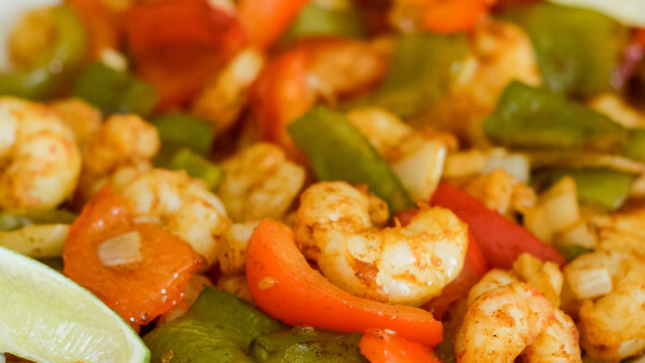 Image for Air Fryer Shrimp Fajitas {Ninja Foodi}