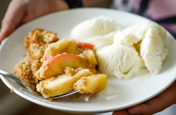 gluten free baked apple crisp
