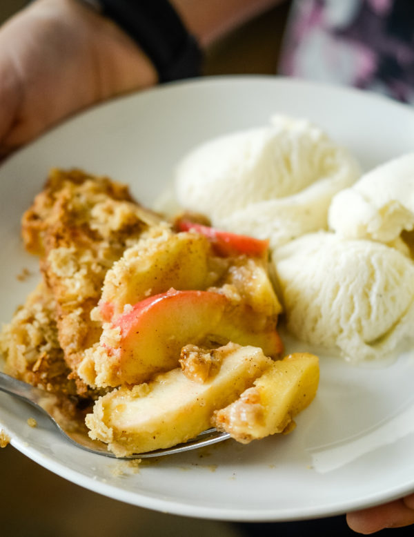 gluten free baked apple crisp