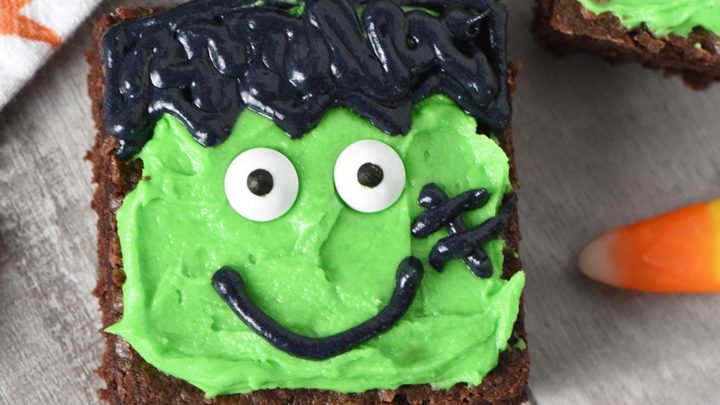 Image for Frankenstein Halloween Brownies