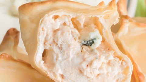 Image for Buffalo Chicken Wontons (AirFryer Recipe)