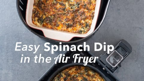Image for Air Fryer Spinach Dip Recipe