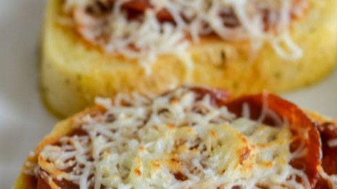 Image for Air Fryer Garlic Bread Pizza Toast