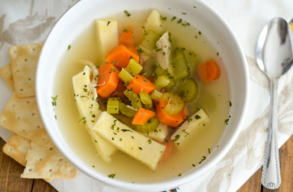 PRESSURE COOKER CHICKEN NOODLE SOUP gluten free