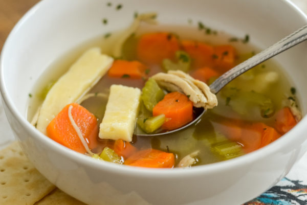 PRESSURE COOKER CHICKEN NOODLE SOUP