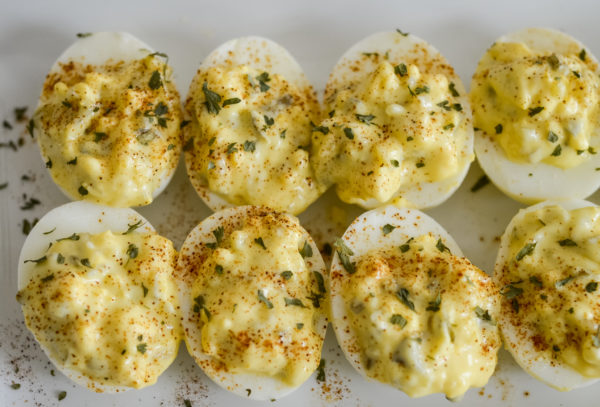 dill pickled deviled eggs