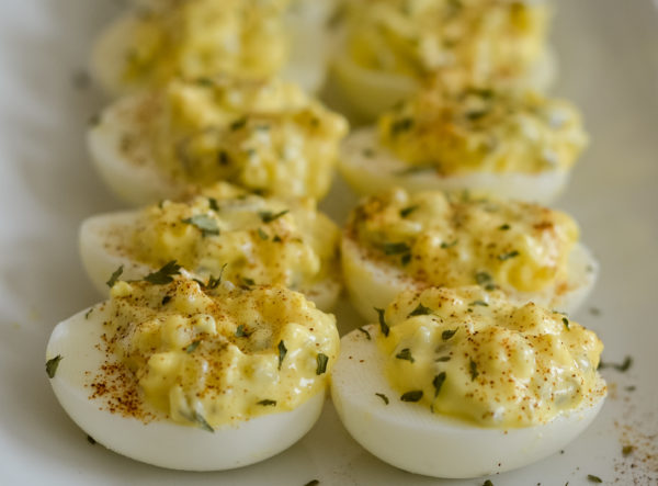 dill pickled deviled eggs