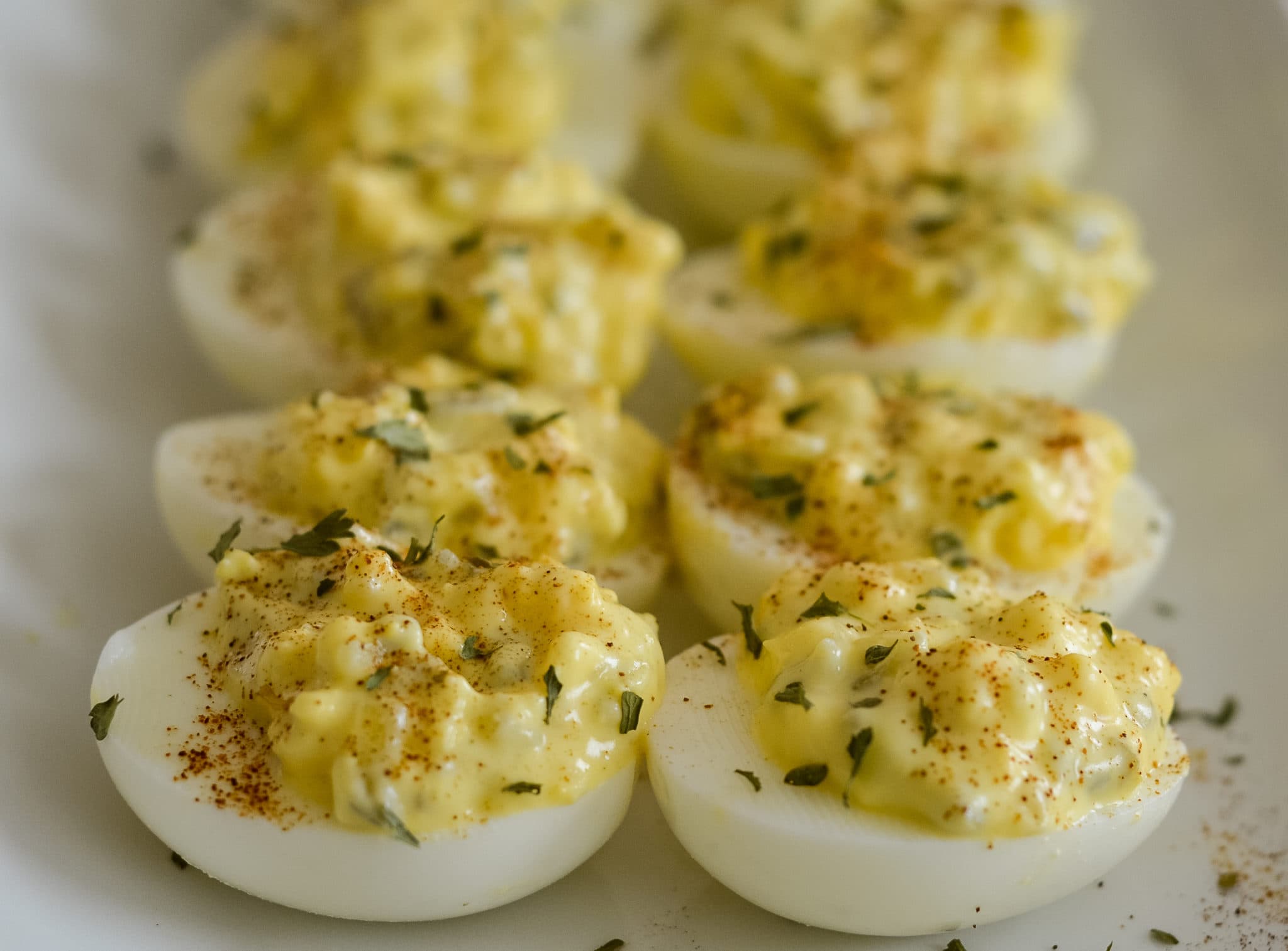 Deviled Eggs with Ninja Foodi Hard-Boiled Eggs
