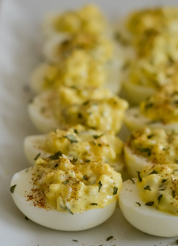dill pickled deviled eggs