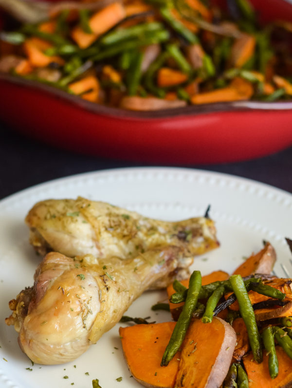 Ninja Foodi Chicken Legs with Vegetables