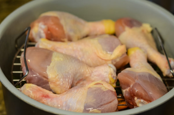 Ninja Foodi Chicken Legs with Vegetables