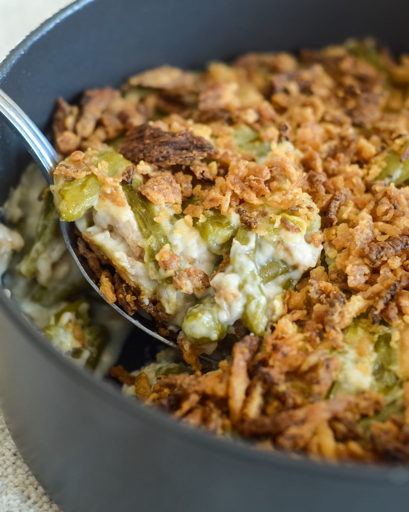 Easy Green Bean Casserole in the Ninja Foodi