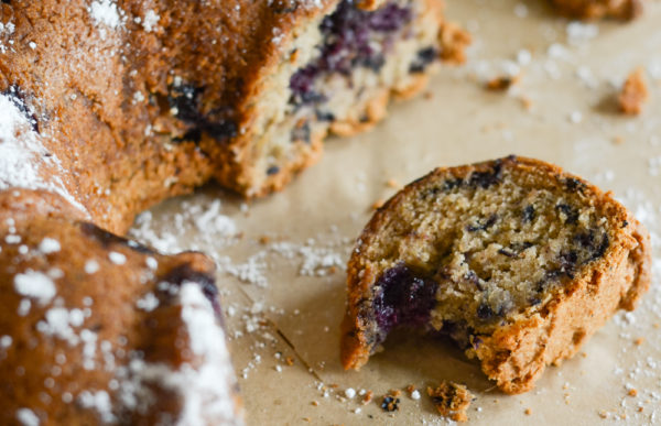 gluten free blueberry bread