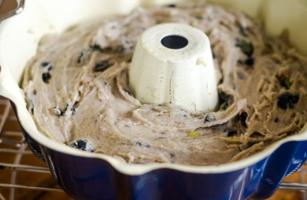 blueberry bread batter